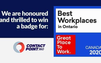 ContactPoint 360 made it to the 2020 List of Best Workplaces™ in Ontario